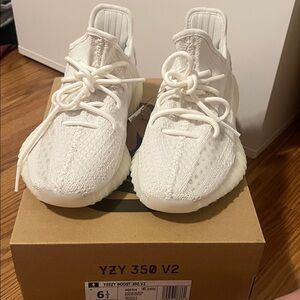 Yeezy Boost 350 V2 White Athletic Shoes